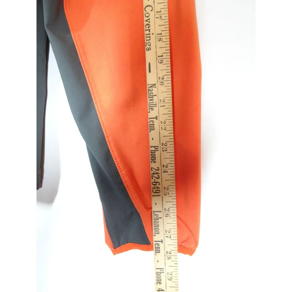 The North Face Softshell Jacket Mens XL Orange Grey Zip Up Gorpcore Hiking 3362